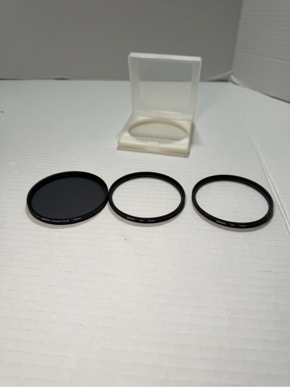 Quantaray Digital UV 72mm,Digital Circular P.L.D 72 mm Lot Of 3  Filter